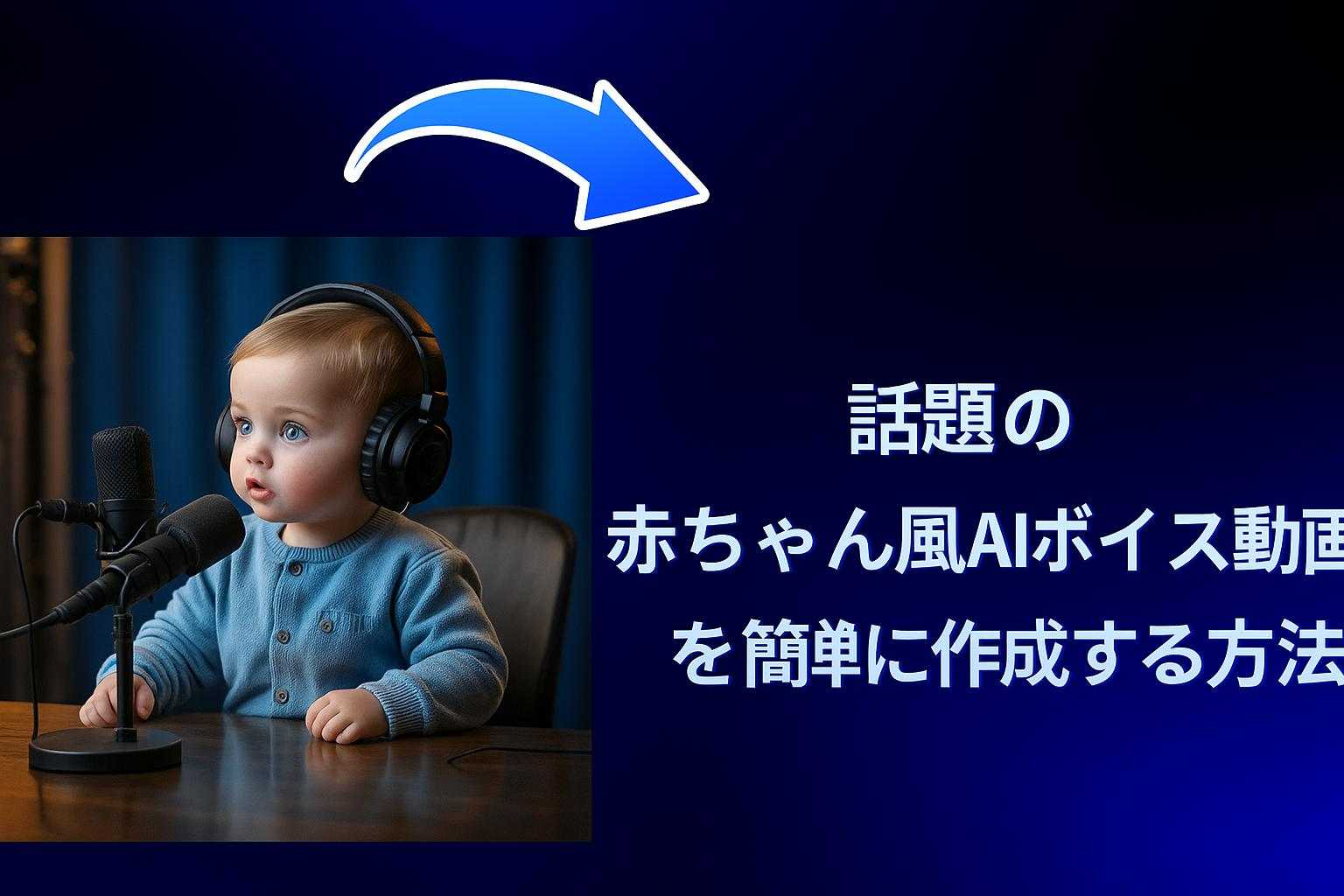 赤ちゃん風AIボイス動画 作り方