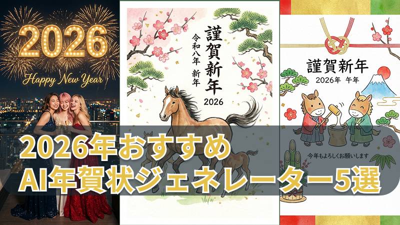 AI年賀状ジェネレーター｜新年写真を簡単生成