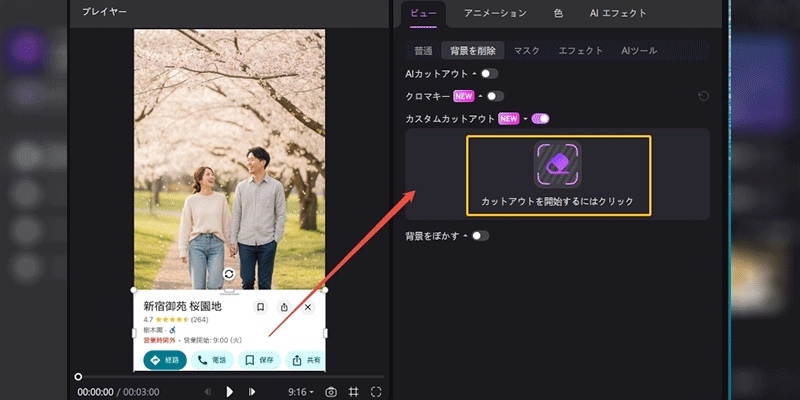 EdimakorでGoogleマップ加工ステップ3