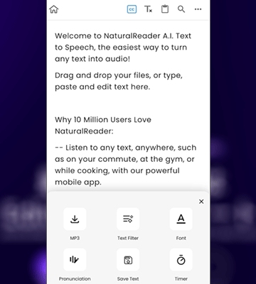 NaturalReader 読み上げアプリ