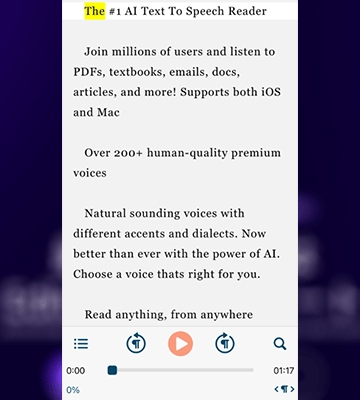 アプリ Voice Dream Reader