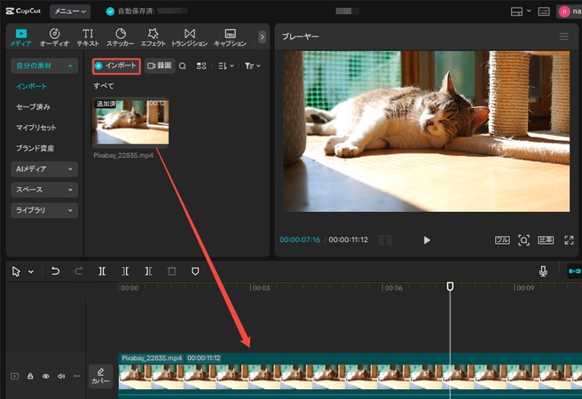 CapCutで動画を逆再生するガイド 4