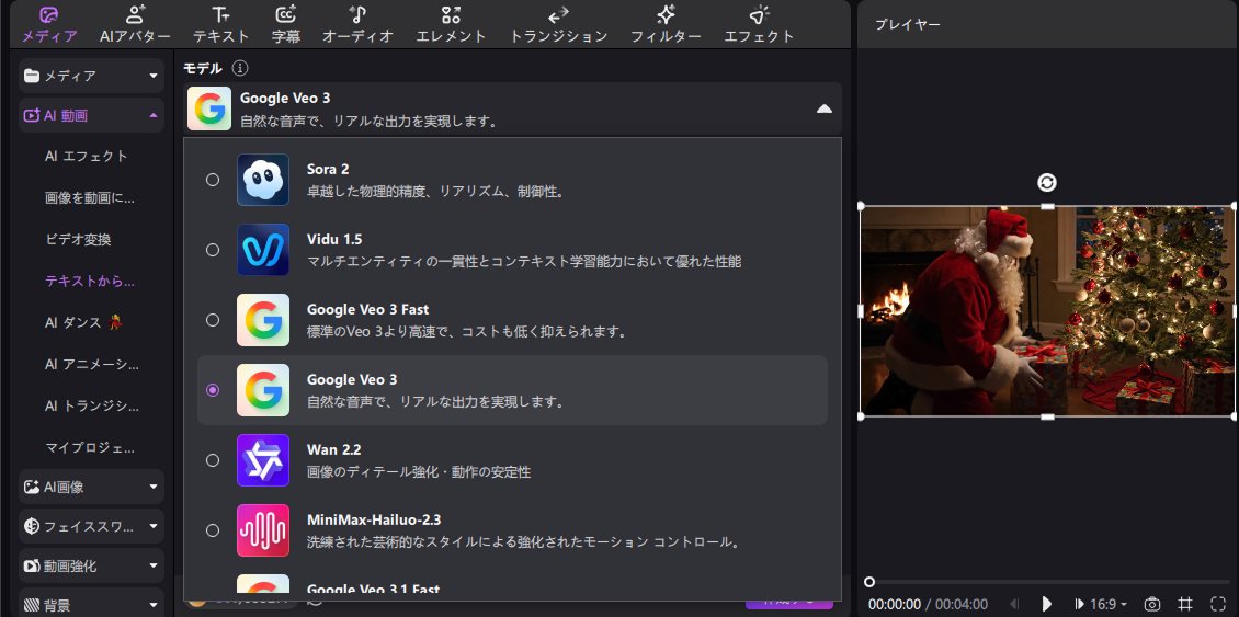 AIサンタクロースイラスト加工