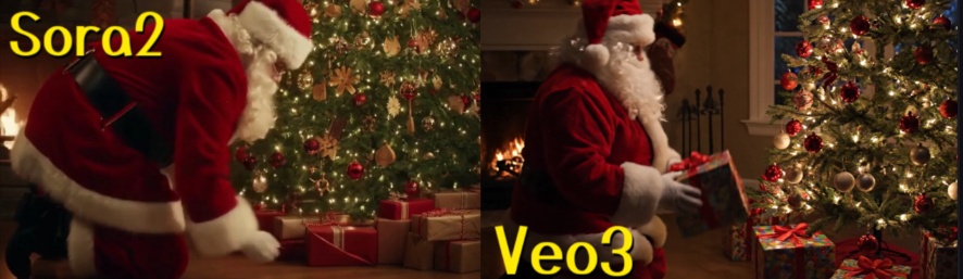 サンタクロースイラスト加工