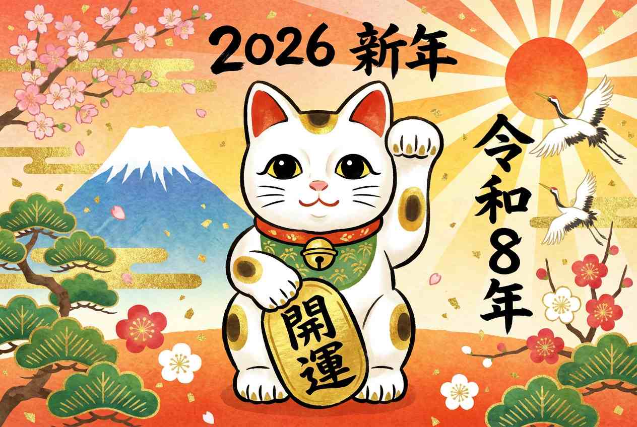 招き猫で福を呼ぶ