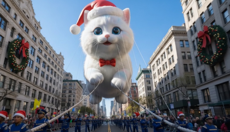 クリスマス猫動画アイデア2