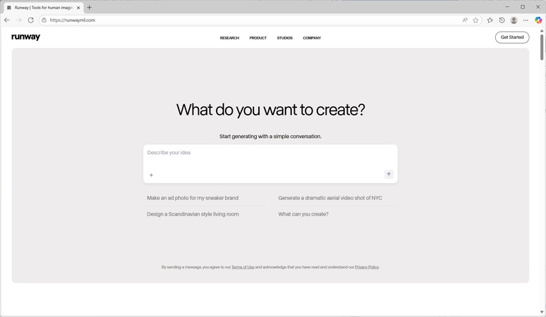 ガラスASMR動画を作成できるおすすめツール-runwayml