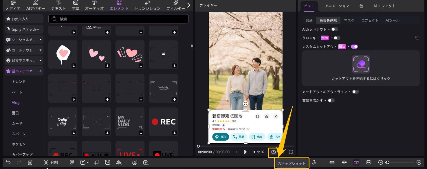 EdimakorでGoogleマップ加工ステップ7