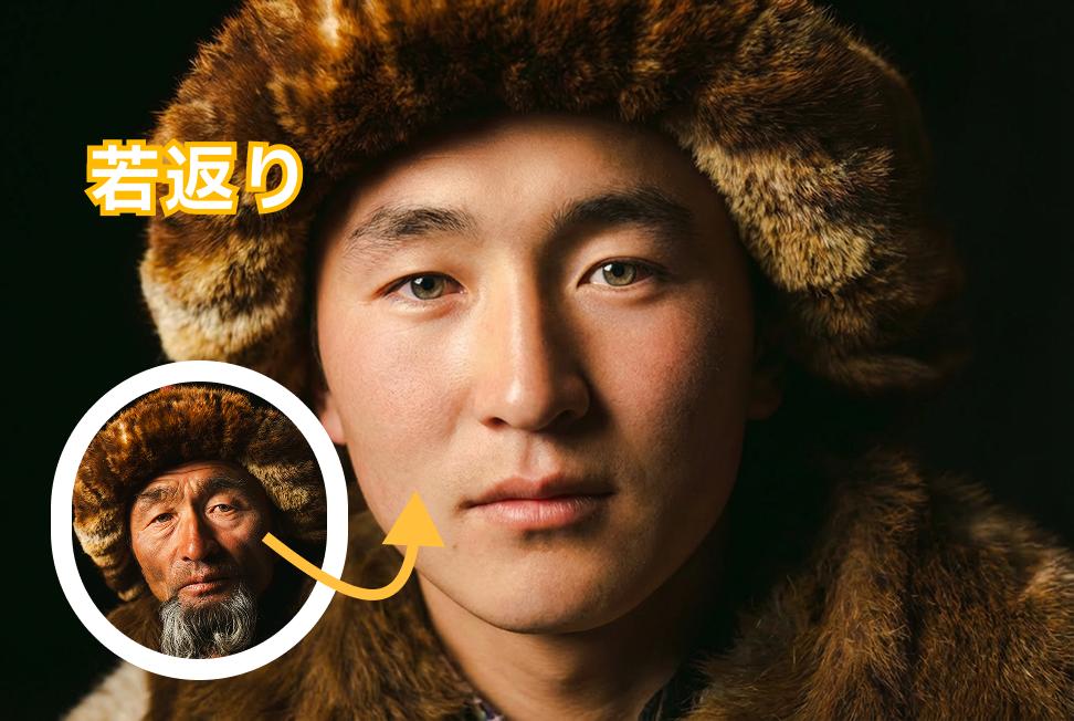 Edimakorで若返りAIフィルター