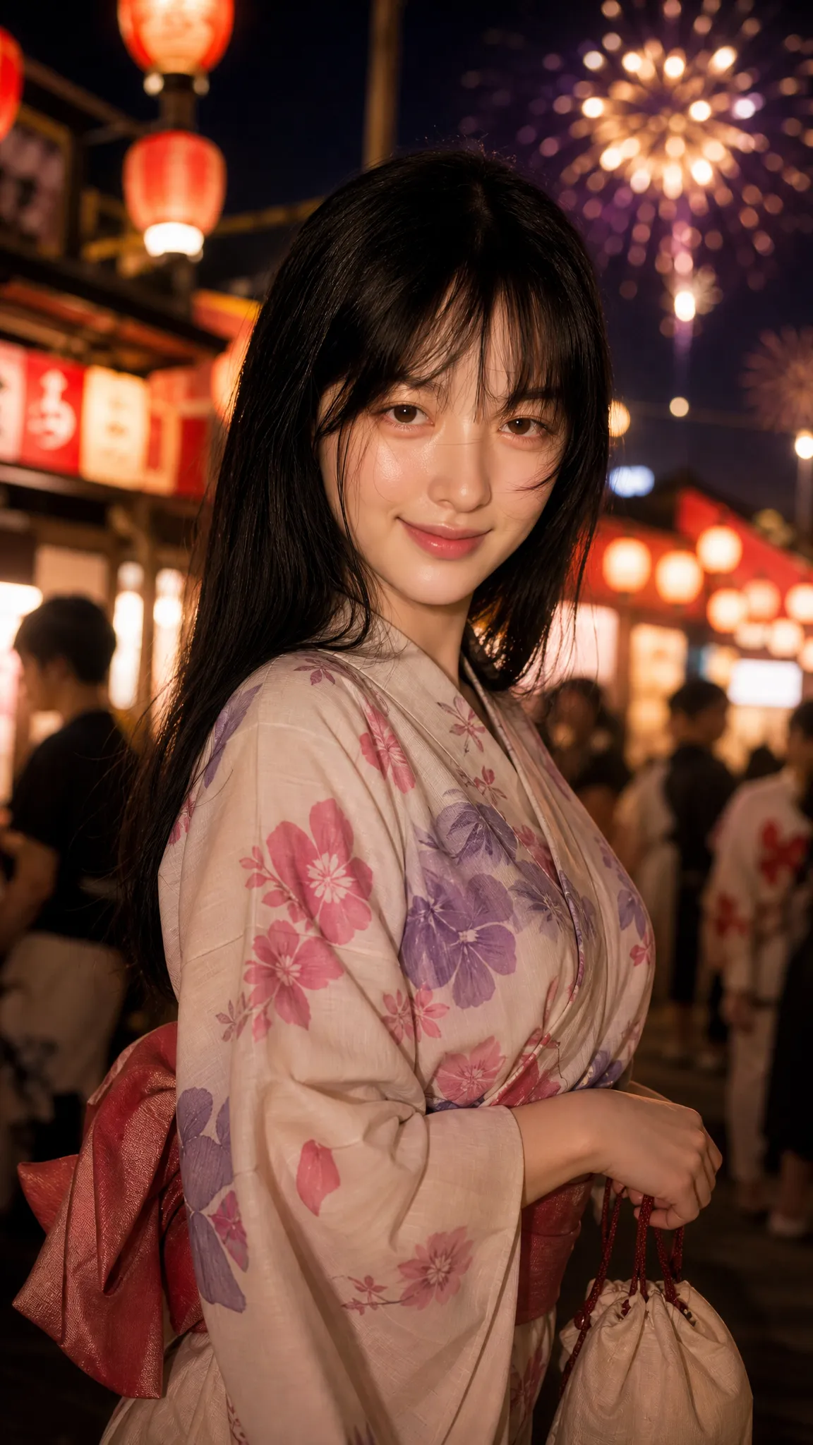 Yukata Fireworks