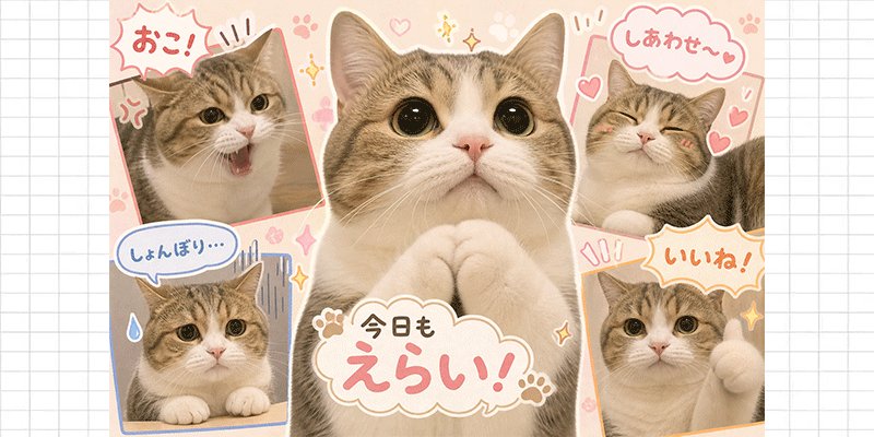 猫ミーム画像の例1