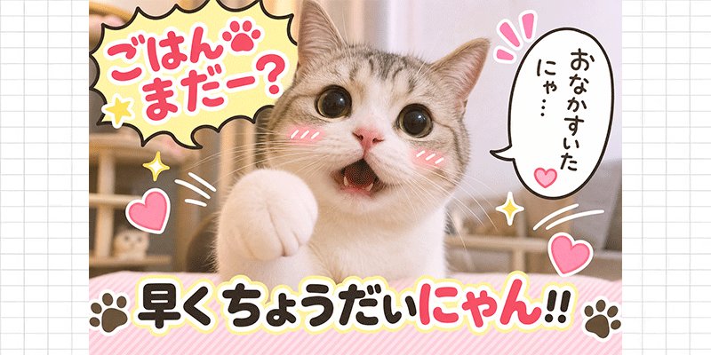 猫ミーム画像の例3