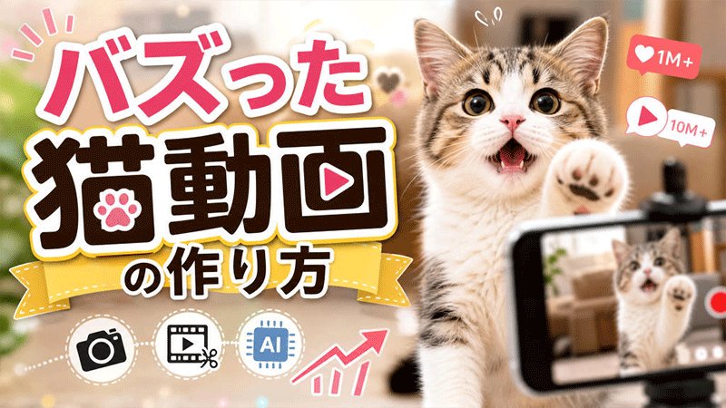 猫動画を撮影する前に知っておくべきヒント
