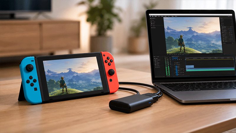 Switchの画面を録画する方法