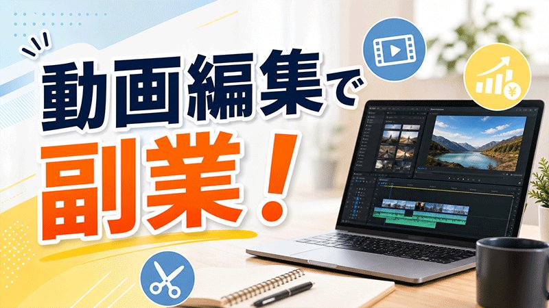 動画編集で副業しよう