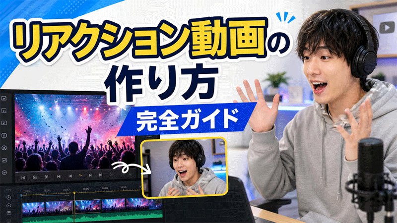 YouTubeでリアクション動画を作成する方法