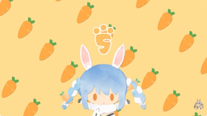 人気VTuberチャンネルのオープニング映像画面