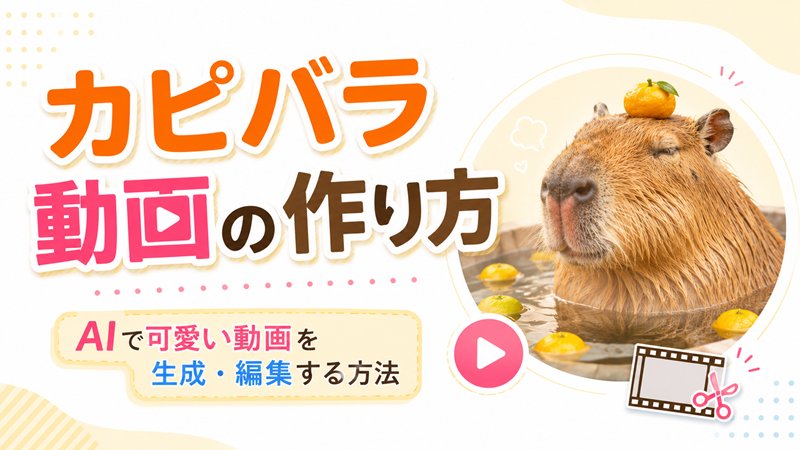カピバラ動画編集
