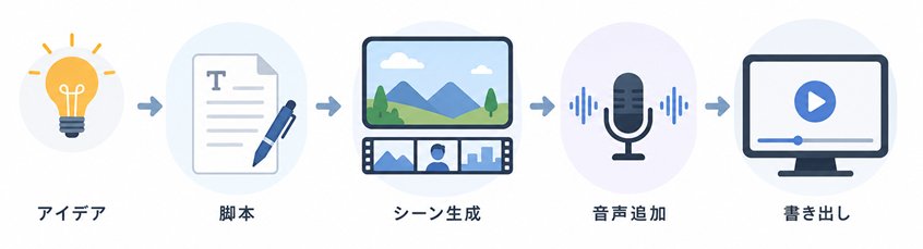 AIストーリー動画の作り方1