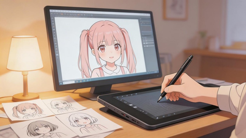 アニメ顔生成AI