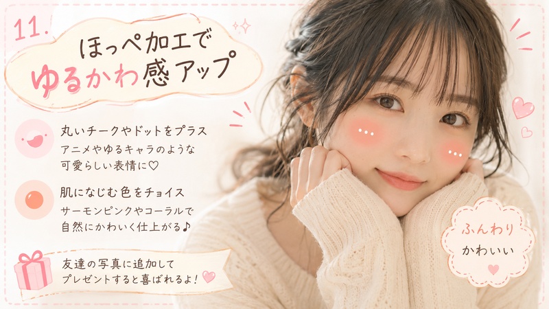 かわいい写真落書きアイデア-11