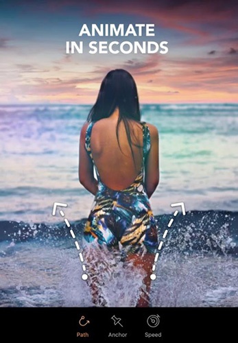 写真をアニメーション化 Enlight Pixaloop