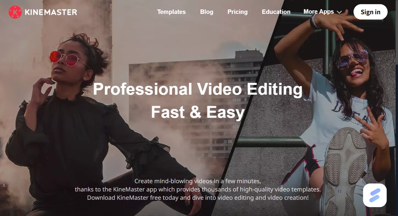 本格動画編集ツールーKineMaster