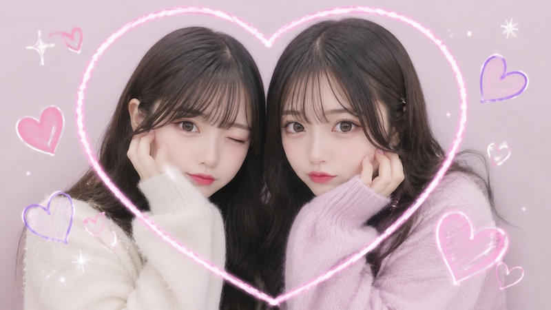 プリクラ風デコアイデア 9