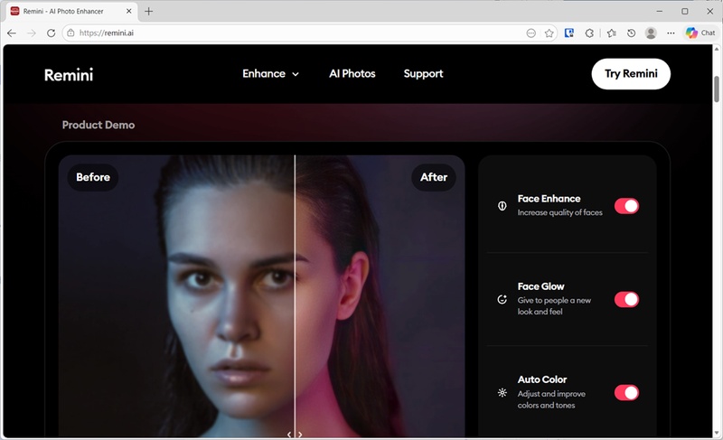 Reminiの公式サイト