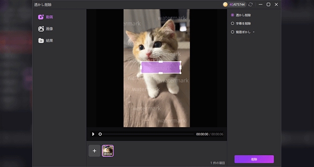 Edimakorウォーターマーク除去 3