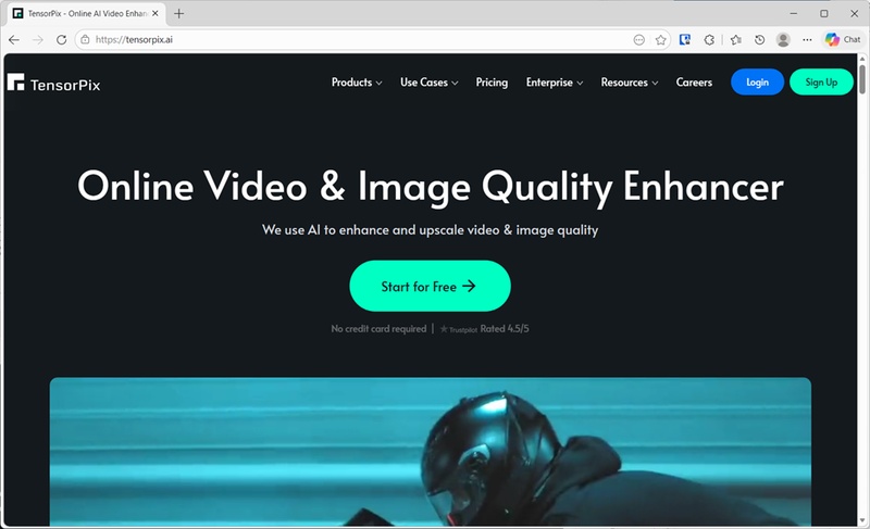 TensorPixの公式サイト
