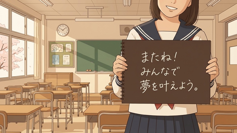 スケッチブックリレー動画の撮影中