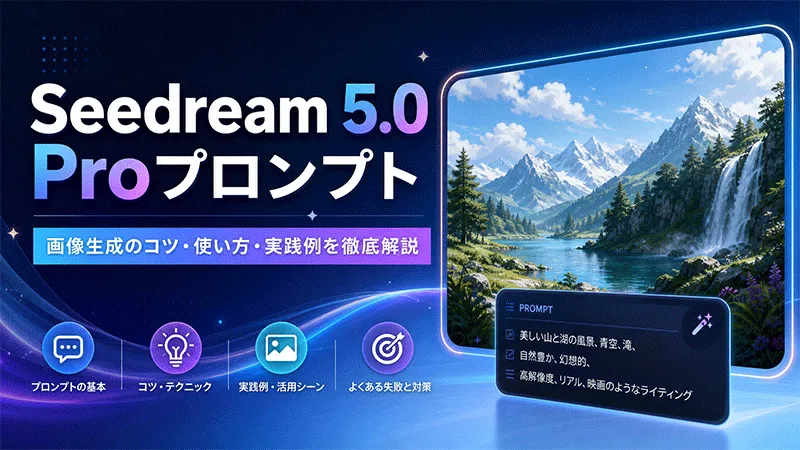 Seedream 5.0 Proプロンプトガイド