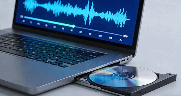 CDをデータ化してPCに保存する基本イメージ