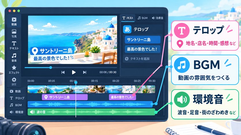 旅行動画の作り方3