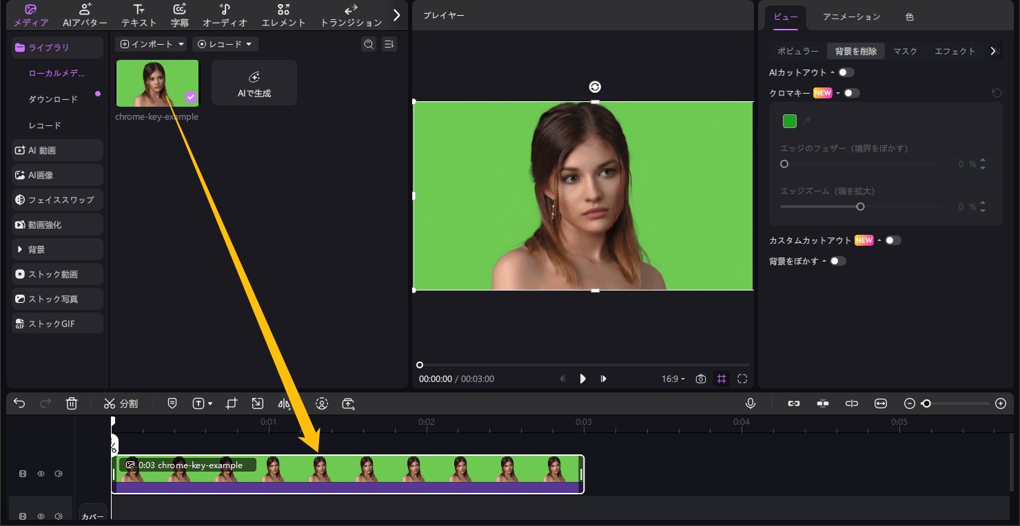 クロマキー グリーンスクリーン